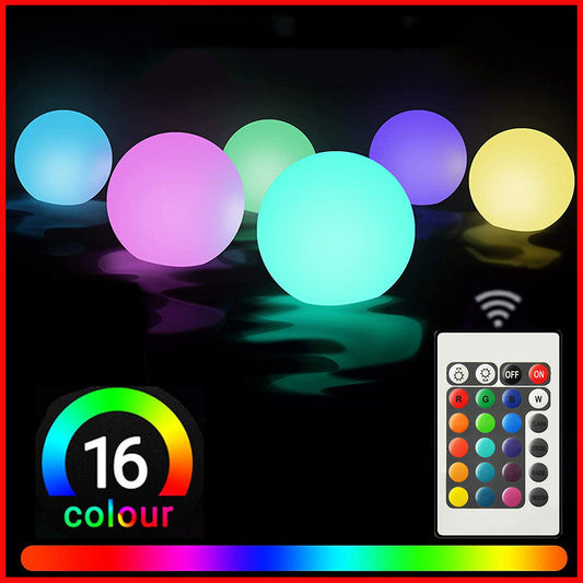 Colorful Remote Control Toy Night Light For Lawn Floating Swimming Pool